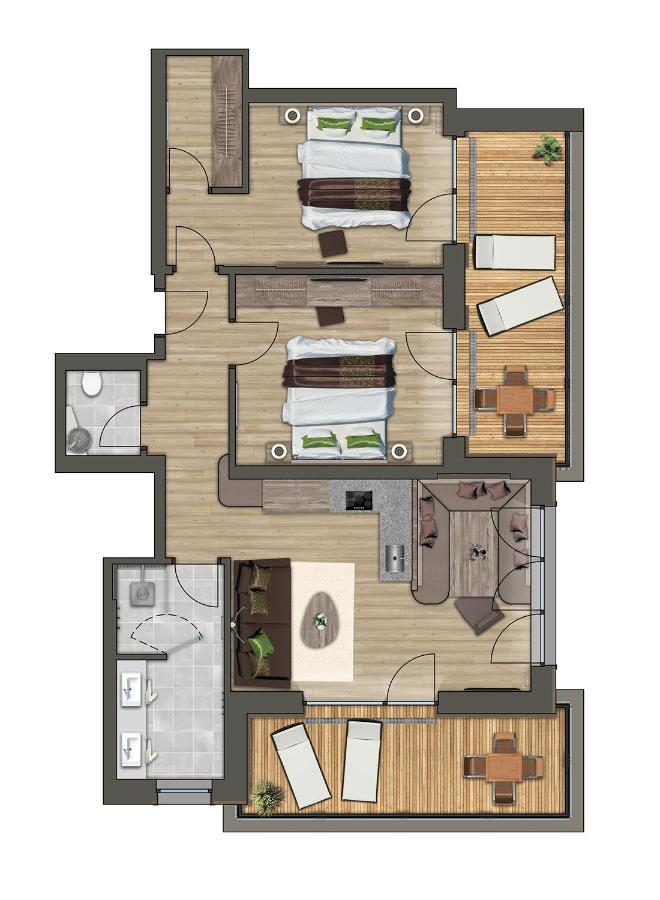 Apartmenthaus Wiesenhof Aschau Im Zillertal Eksteriør billede